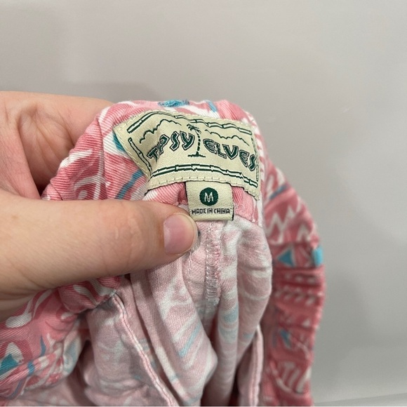 Tipsy Elves Printed Shorts Pink Size Medium - Picture 7 of 8